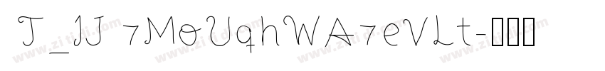  T_IJ 7MoUqhWA7eVLt字体转换